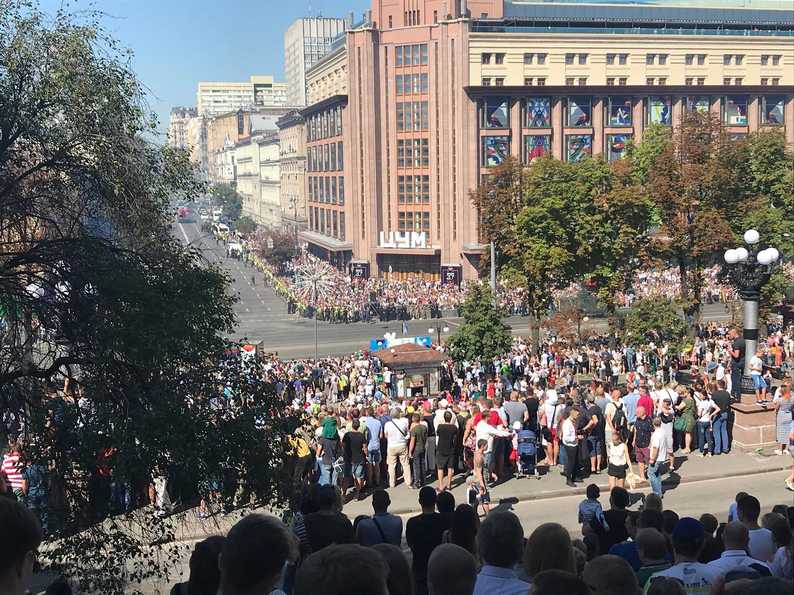 На парад приехали со всей Украины