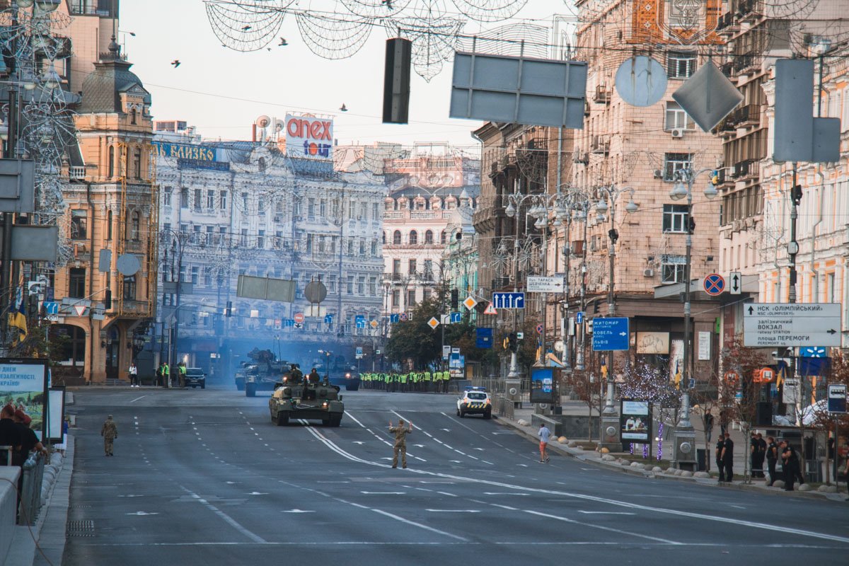 Так выглядела подготовка в параду