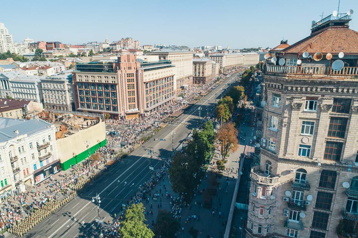 Старт парада ко Дню Независимости Украины: как это было 1