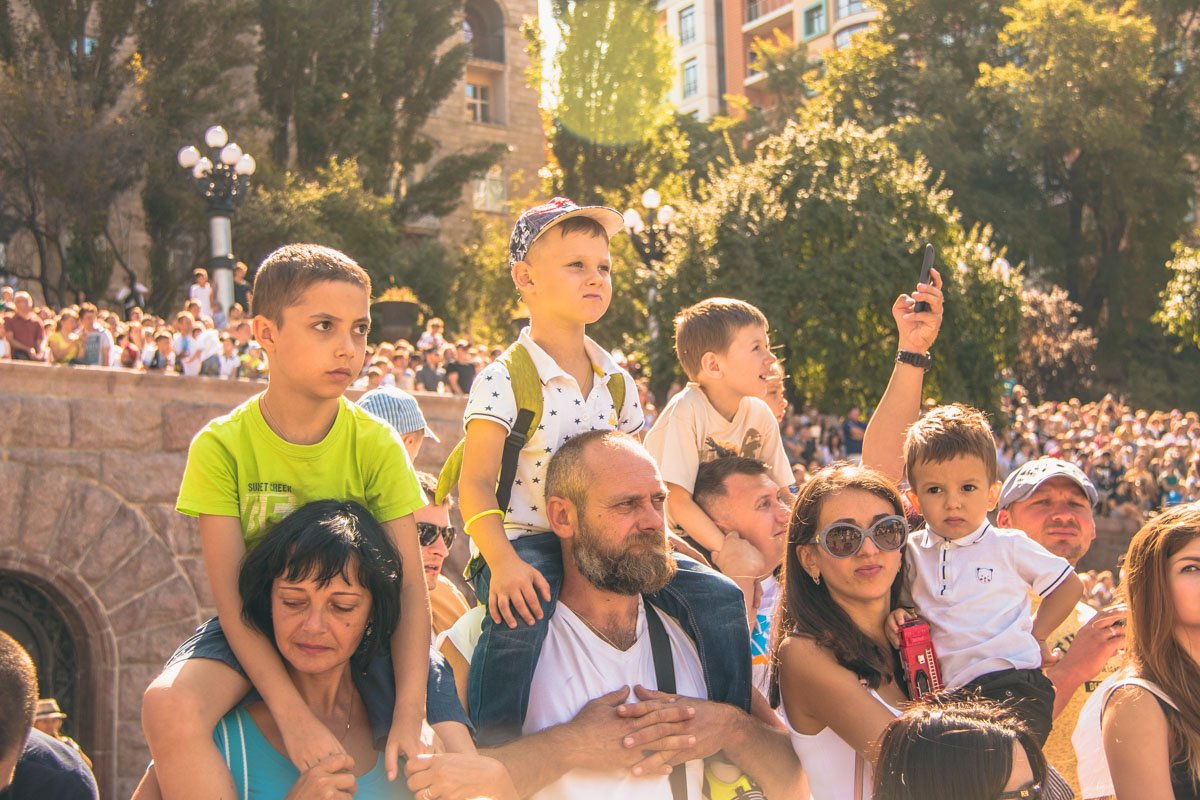 Хорошо, когда папа высокий 