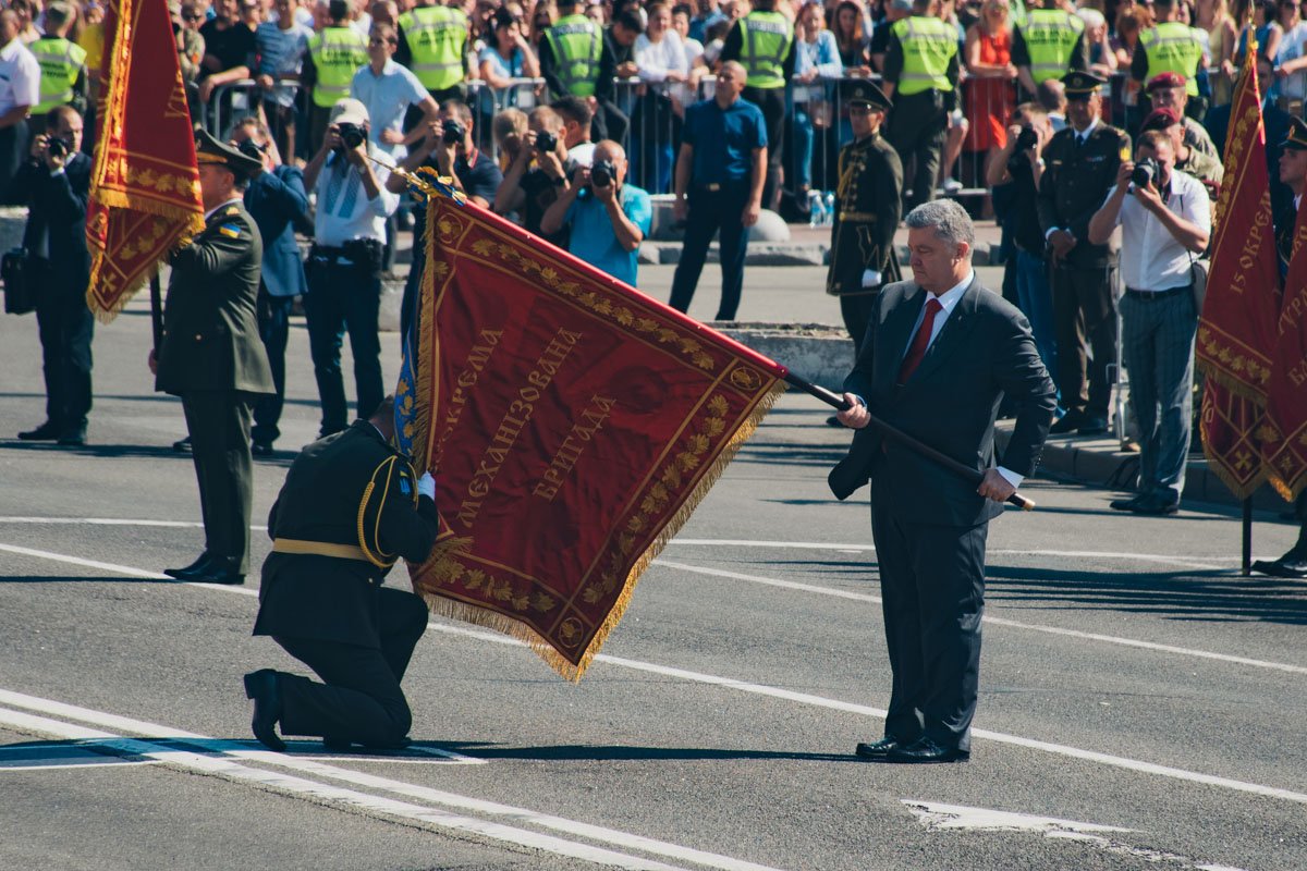 Церемония вручения стяга