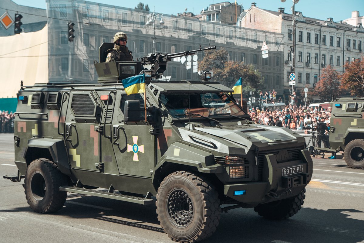 Бронемашина производства Кременчугского автомобильного завода