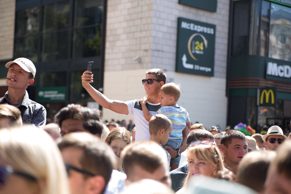 Селфи с сыном - лучшее фото в любом случае!