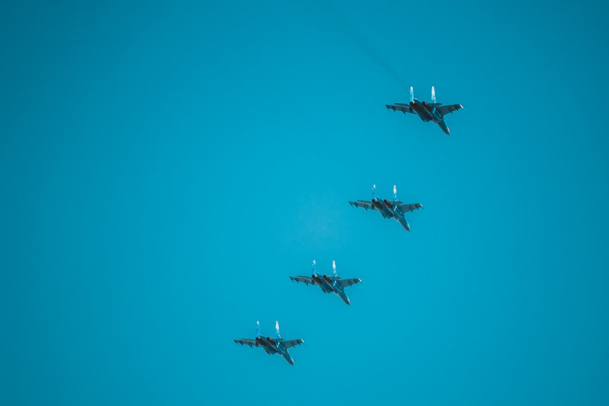 Су-27 в воздухе