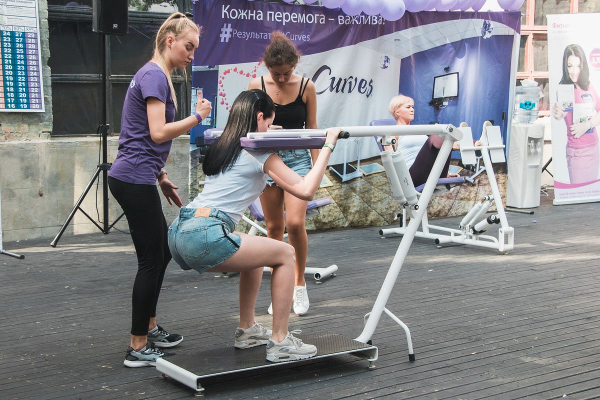 Открытую тренировку для всех желающих провела Анита Луценко