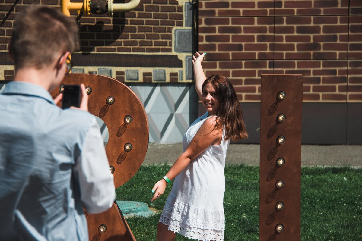 У всех посетителей было отличное настроение