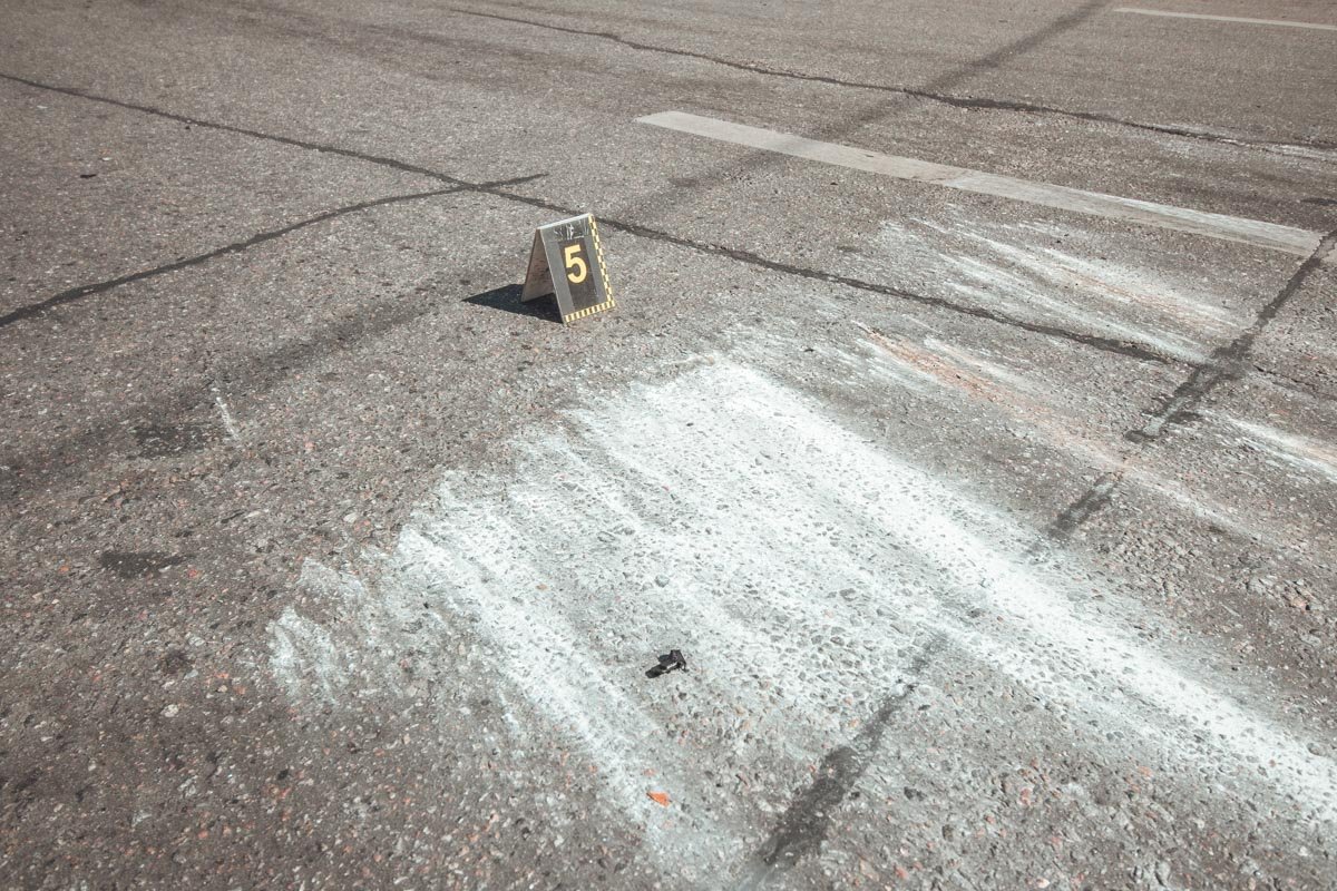 На перекрестке улиц произошло столкновение