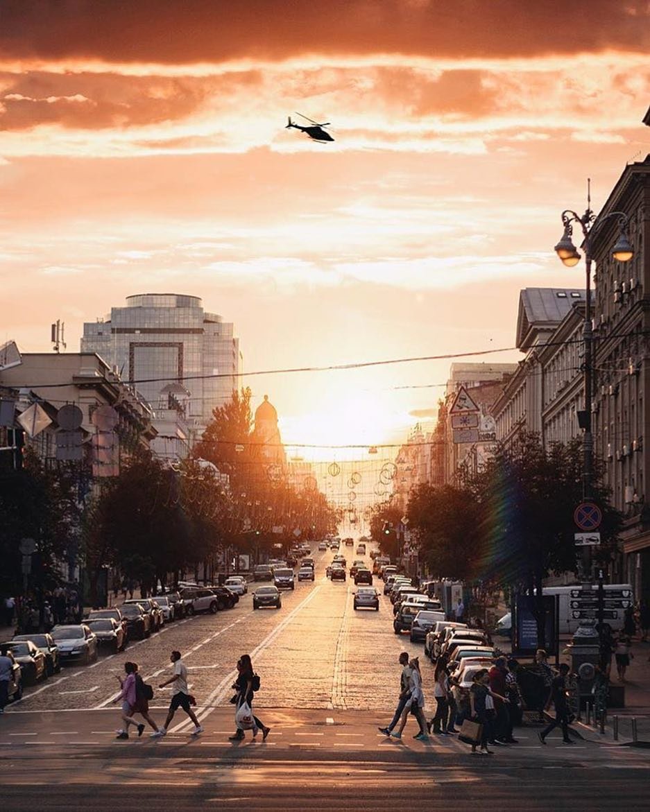 Жизнь в небе и на земле. Фото: @kolomiets.vl