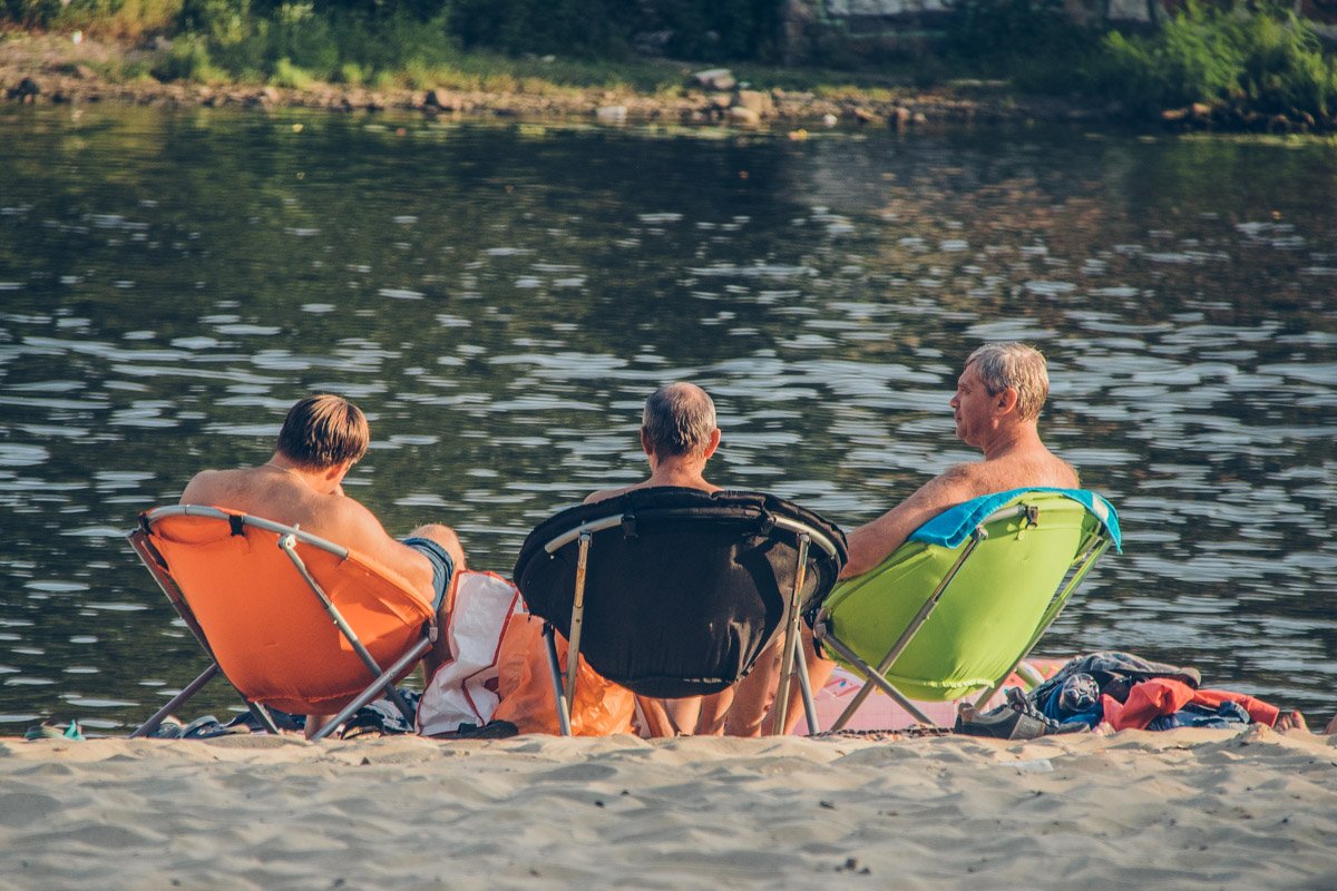 Некоторые отдыхали менее активно но более созерцательно