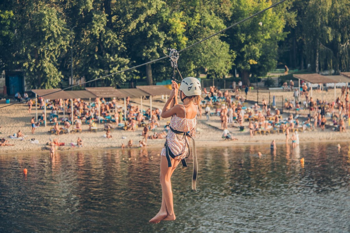 Такая маленькая, а уже экстремалка