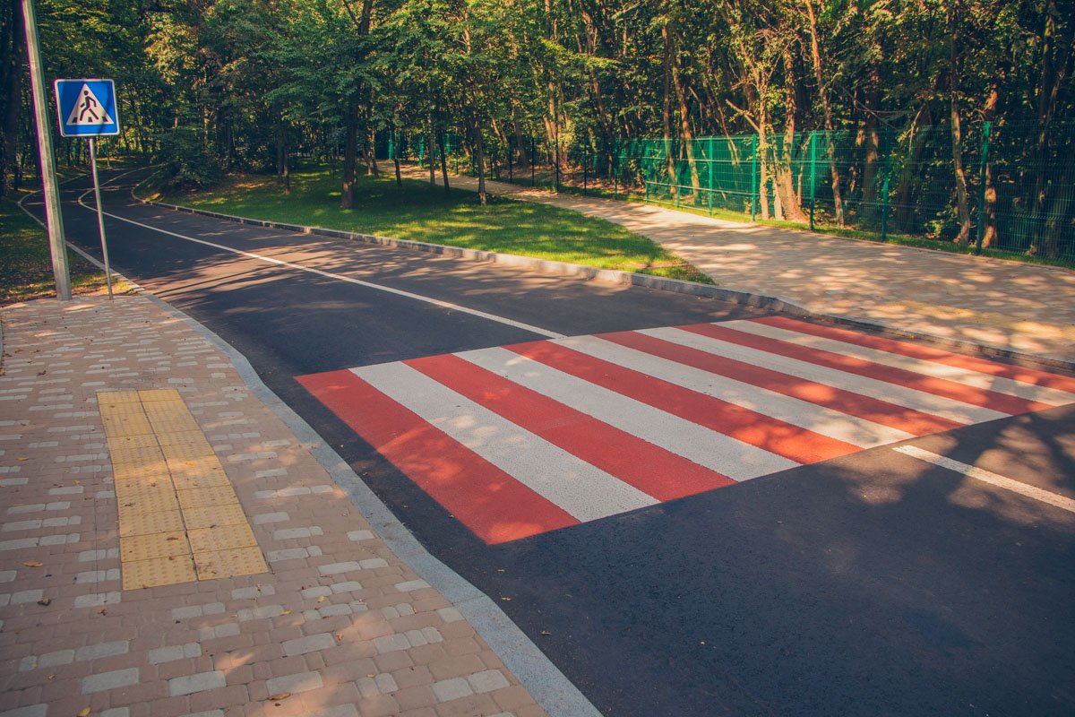 Обустроили безопасный пешеходный переход Обустроили безопасный пешеходный переход