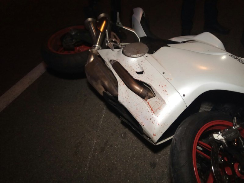 Мотоциклист скрылся с места ДТП