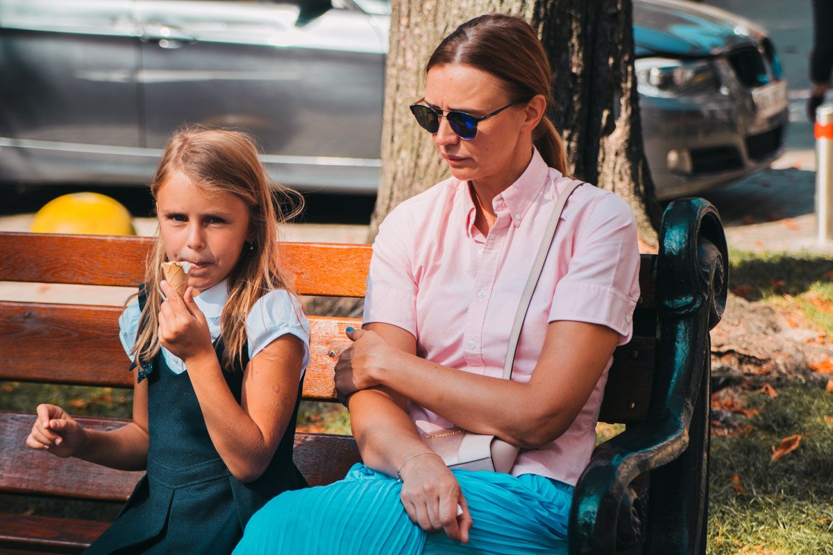 Что может быть лучше мороженого в первый школьный день