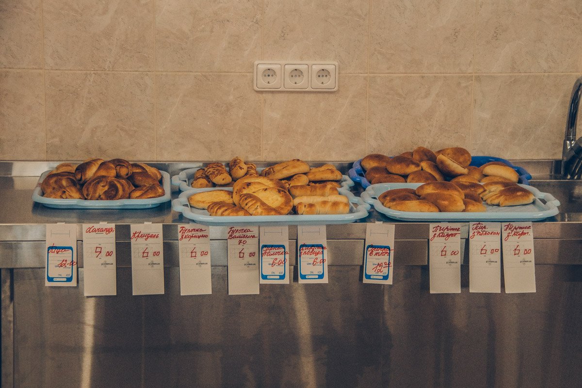 Цены на выпечку - стандартные 