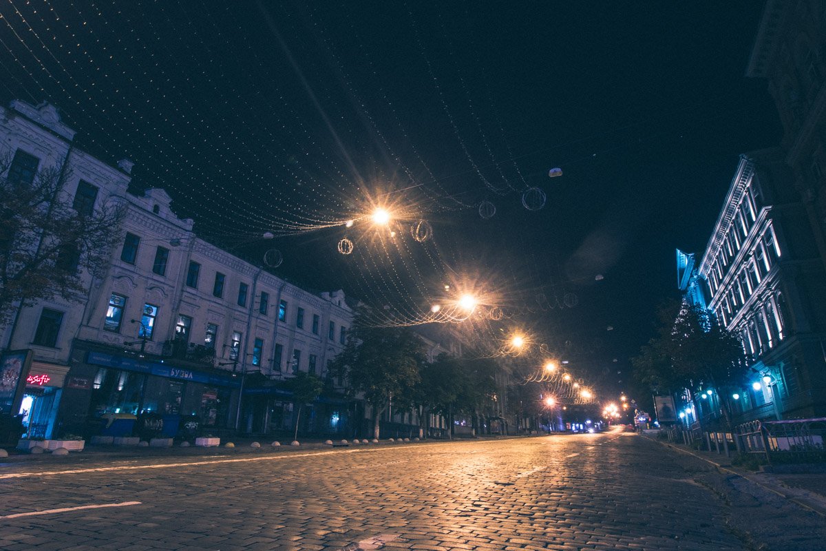 Огни ночного города