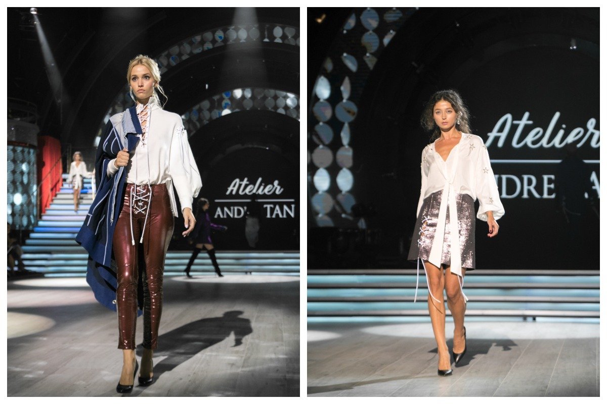 Андре Тан презентовал линию одежды для звездных девушек, которая выполнена в стиле 80-х