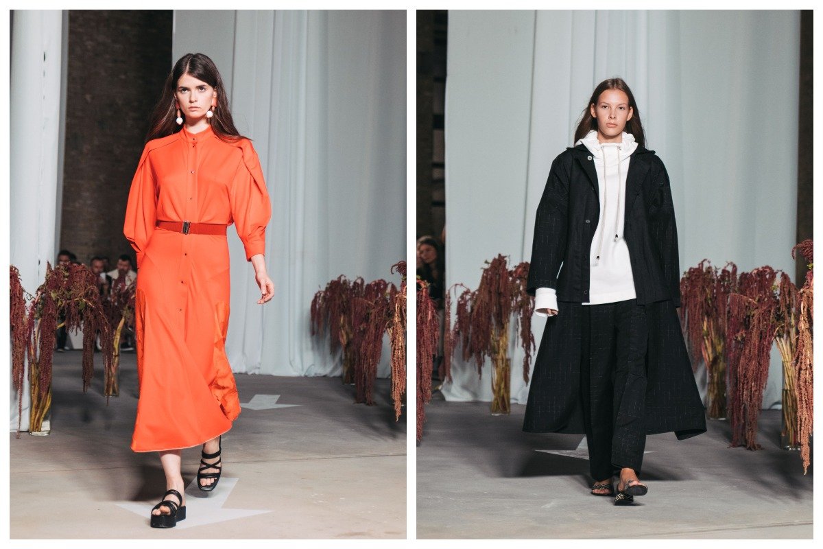 Цветовые решения коллекции, в которых доминирует белый цвет, сдержанные, но контрастные