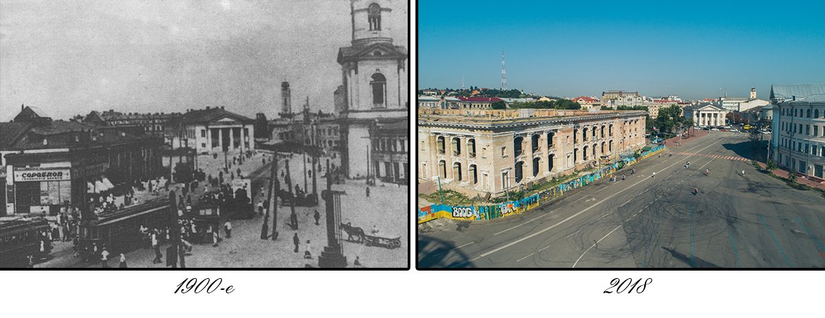 Контрактовая площадь является одной из старейших в Киеве