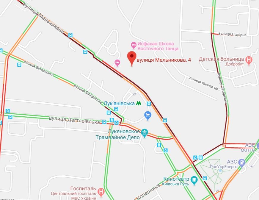 На Мельникова пробки в обе стороны