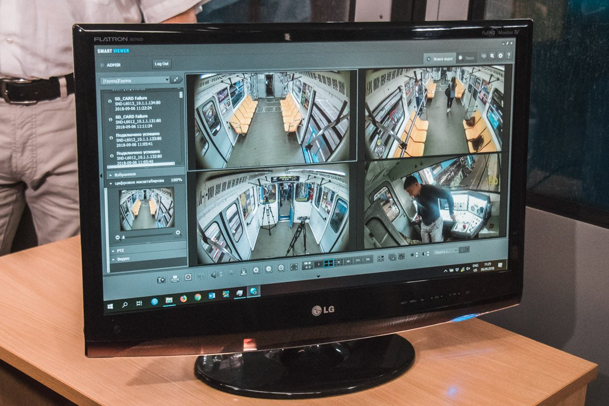 Камеры видеонаблюдения будут следить за порядком во время движения поезда