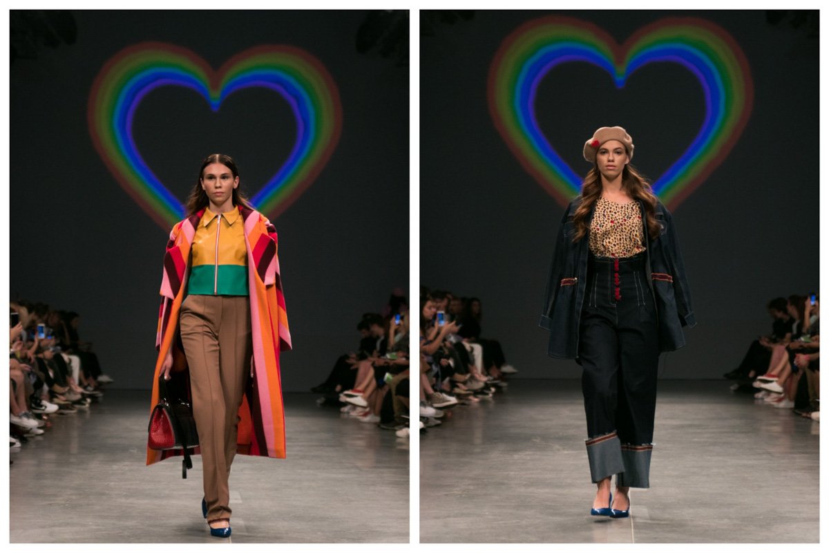 Сдержанность и элегантность коллекции переплетается с яркими цветами 