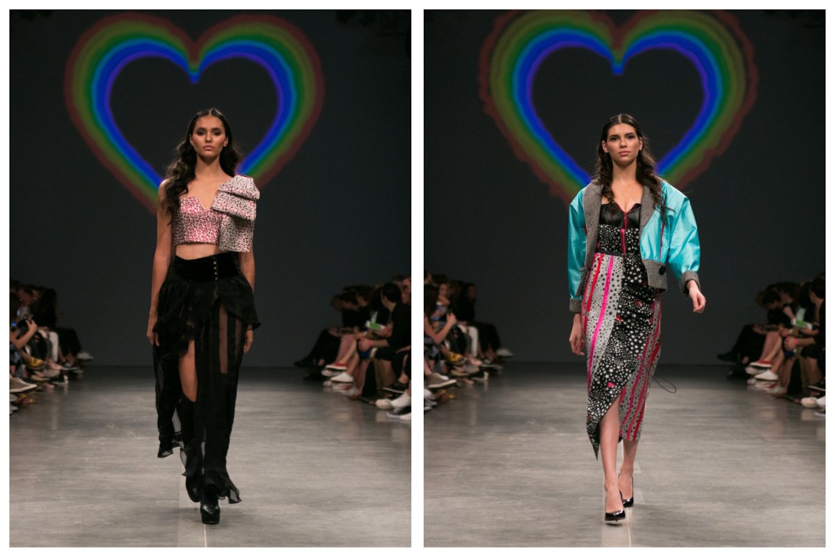 Сочетание различных фактур – легкого шелка и твердой кожи, намекали на характер идеальной женщины