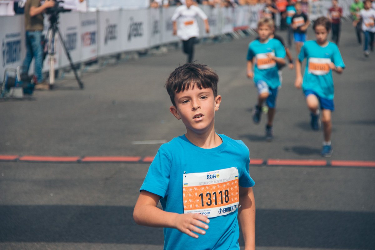 Так финишировали самые маленькие участники фестиваля