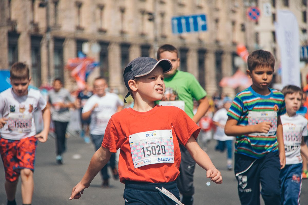 Один из финишировавших парней