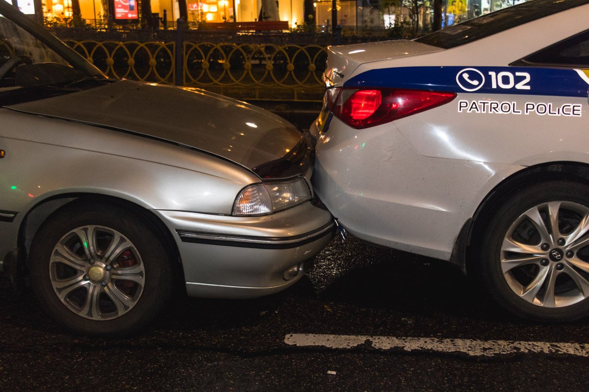 Авария произошла приблизительно в 21:30