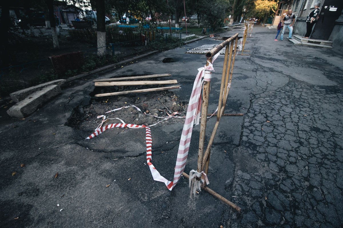У коммунальщиков не хватило материалов