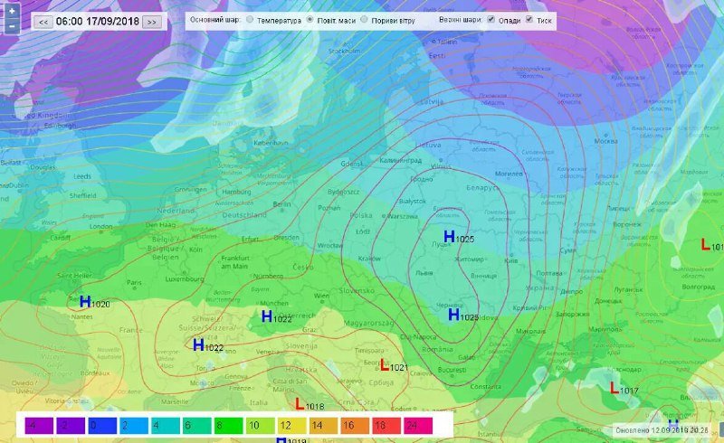 С 15 сентября на запад Украины придет мощный антициклон. До 17 сентября он продвинется к восточным областям. С 15 сентября на запад Украины придет мощный антициклон. До 17 сентября он продвинется к восточным областям.