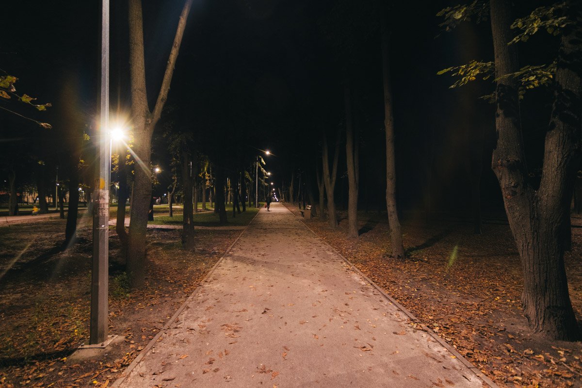 Так выглядит "Сырецкий Яр" в ночное время суток 