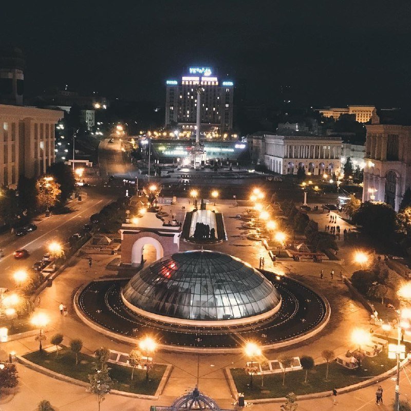 Майдан Независимости - душа столицы! Фото:@yaroslav_zajchikov