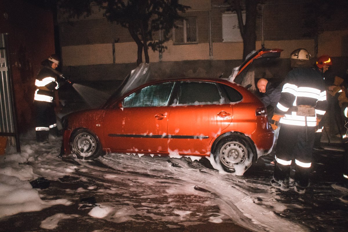 Горел Seat Ibiza Горел Seat Ibiza