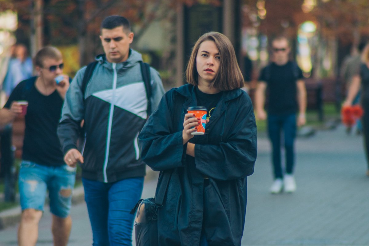 Утром уже холодно и приходится потеплее укутываться в одежду