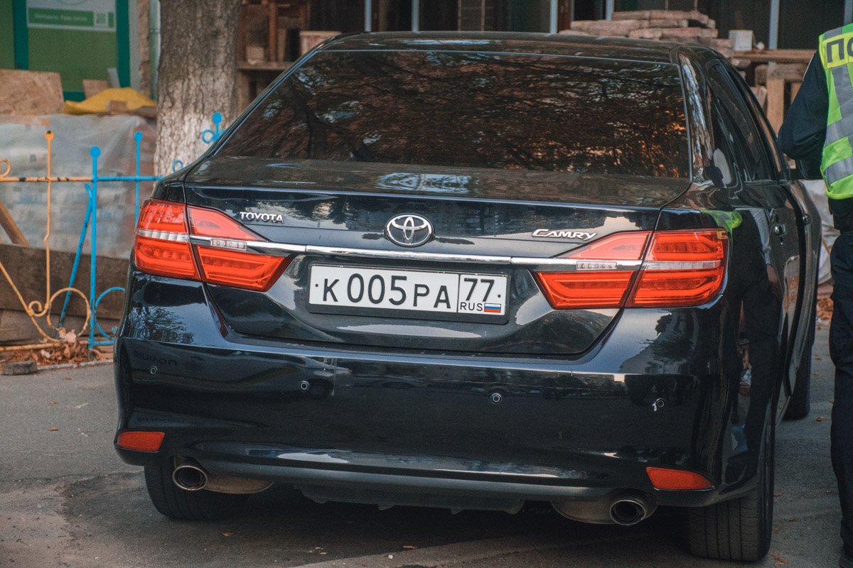 Машина, в которой якобы нашли наркотики