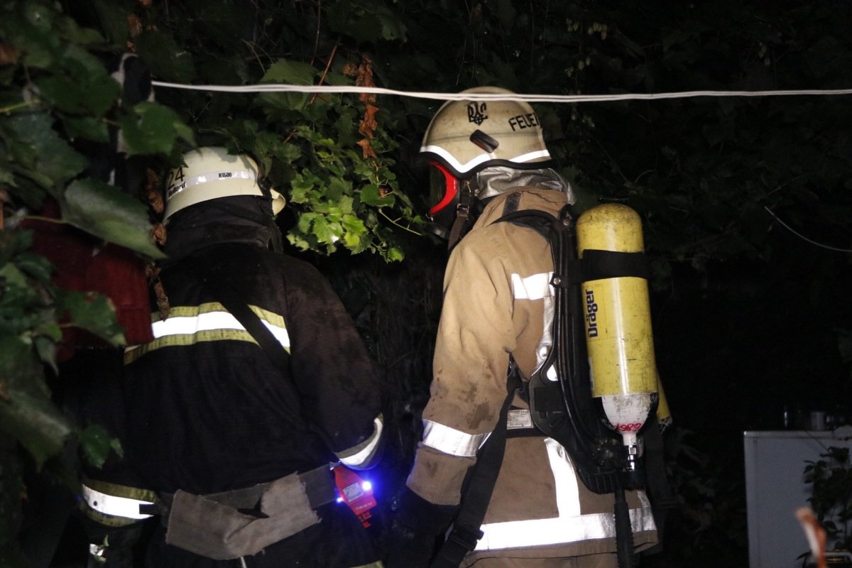 Возгорание дома произошло примерно в 20:30