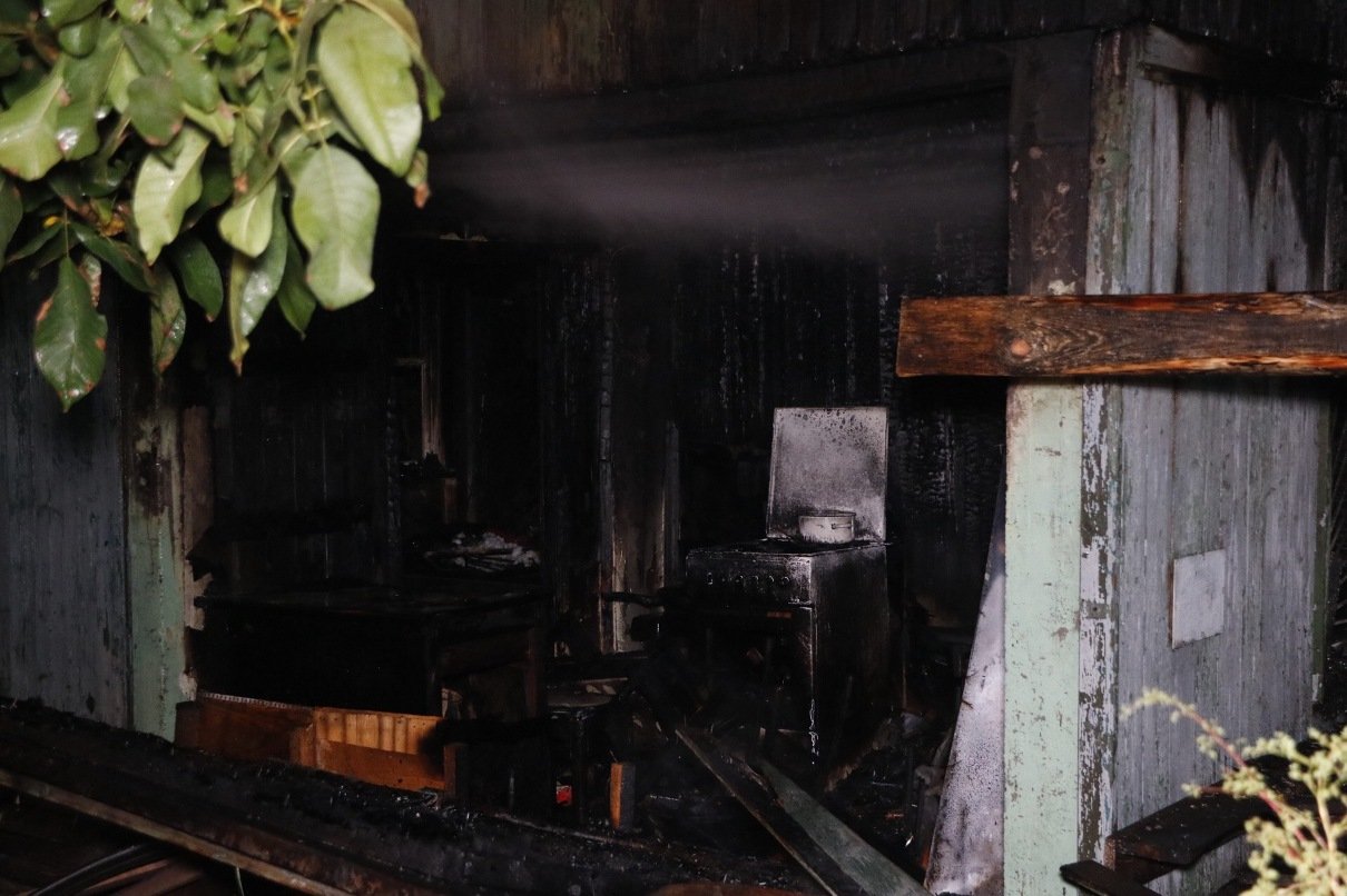 Площадь пожара составила 40 квадратных метров