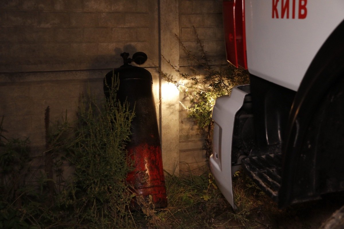 На кухне находился газовый баллон