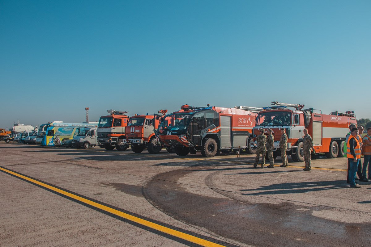 В международном аэропорту "Борисполь" прошли полномасштабные учения В международном аэропорту "Борисполь" прошли полномасштабные учения