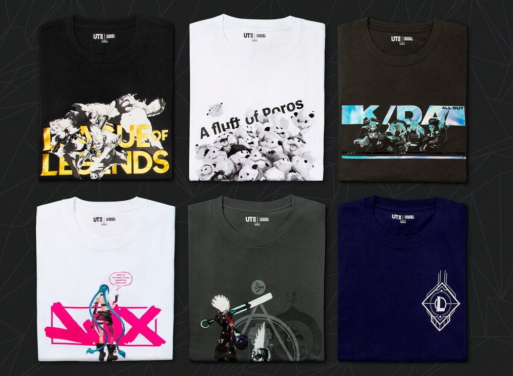Сеть UNIQLO выпустит новую линейку футболок в сотрудничестве с создателями League of Legends 2