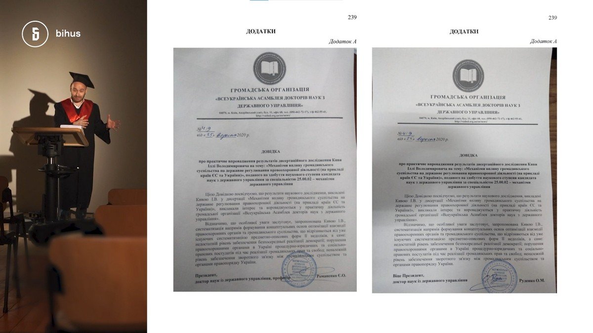 Справки, приложенные к диссертации Кивы Справки, приложенные к диссертации Кивы