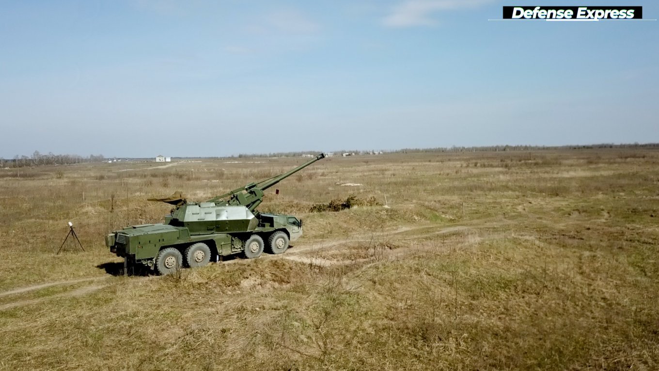 В Украине испытали чешскую самоходную гаубицу 1