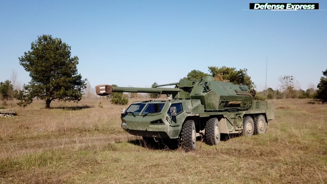 В Украине испытали чешскую самоходную гаубицу 2