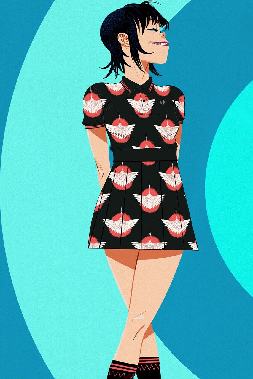 От футболок до платьев: Gorillaz и Fred Perry готовят совместную коллекцию одежды 2