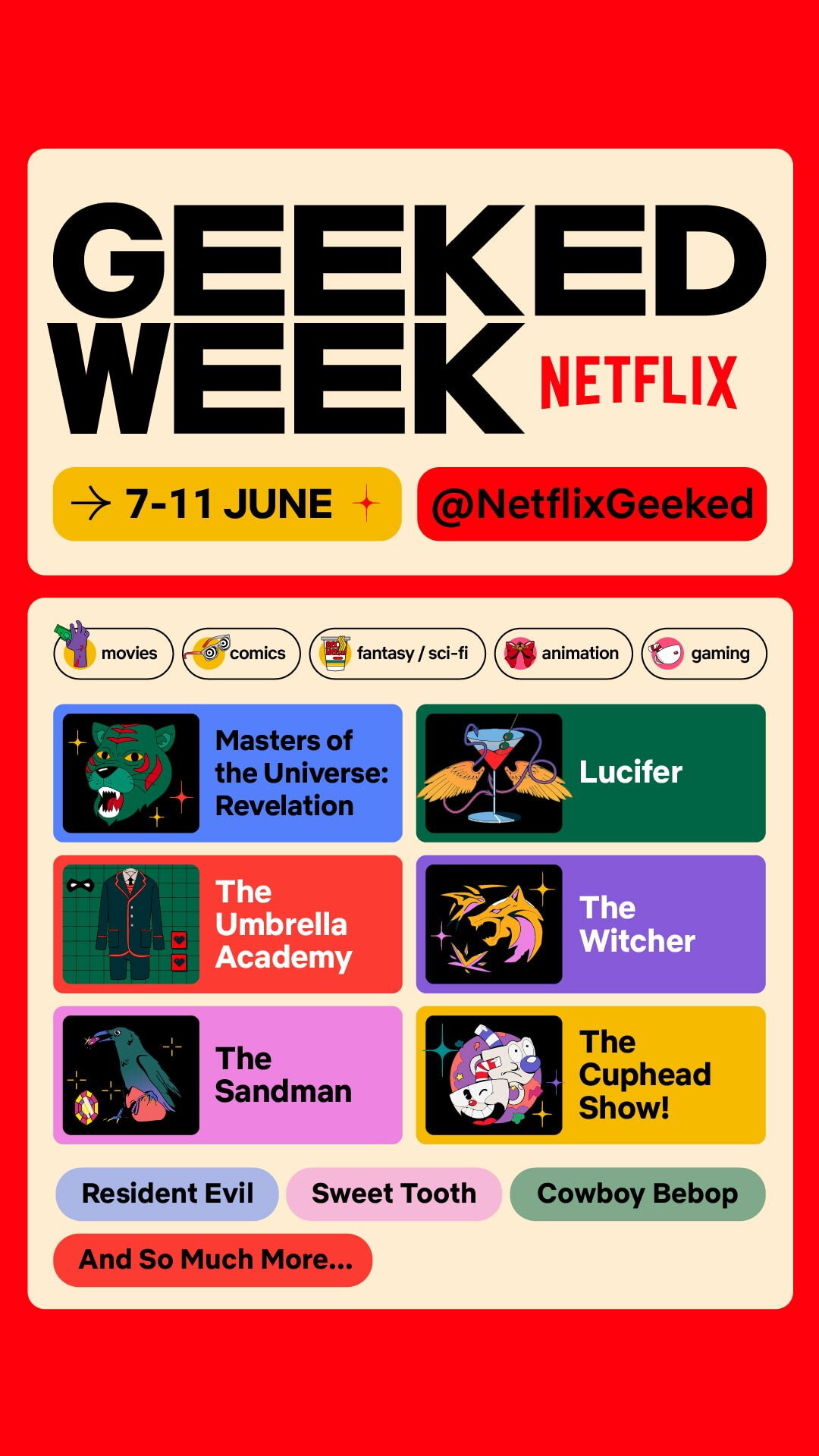 Netflix проведёт собственное шоу Geeked Week, на котором расскажет о своих будущих проектах 1