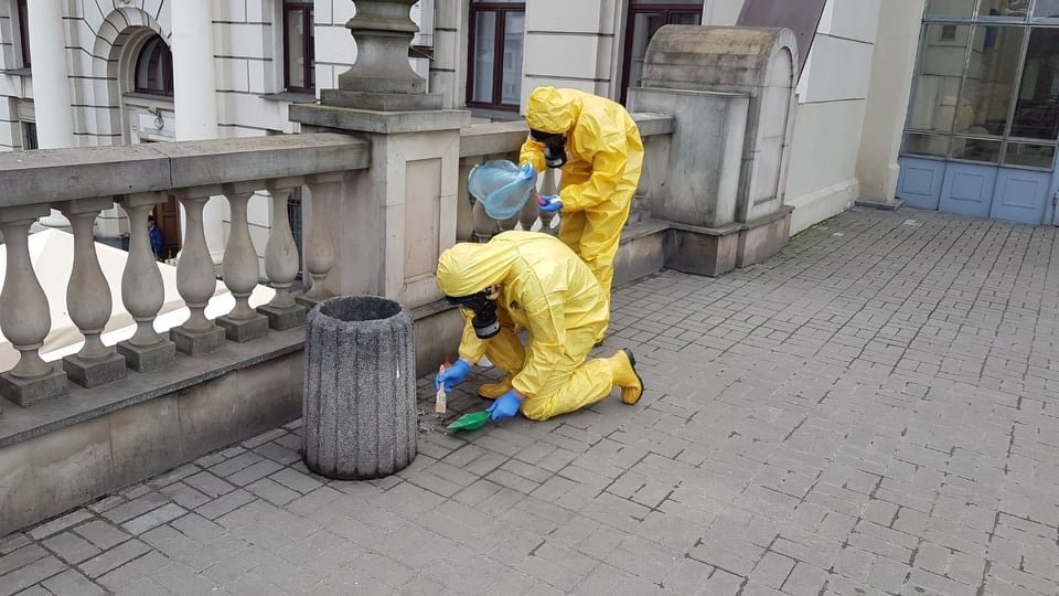 Во Львове на центральном вокзале нашли полкилограмма разлитой ртути 1