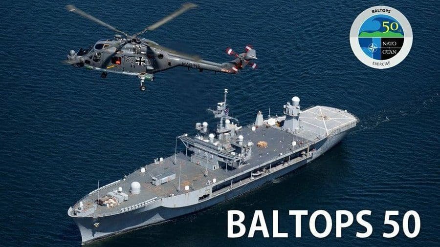 У Балтійському морі розпочалися військові навчання країн НАТО 1