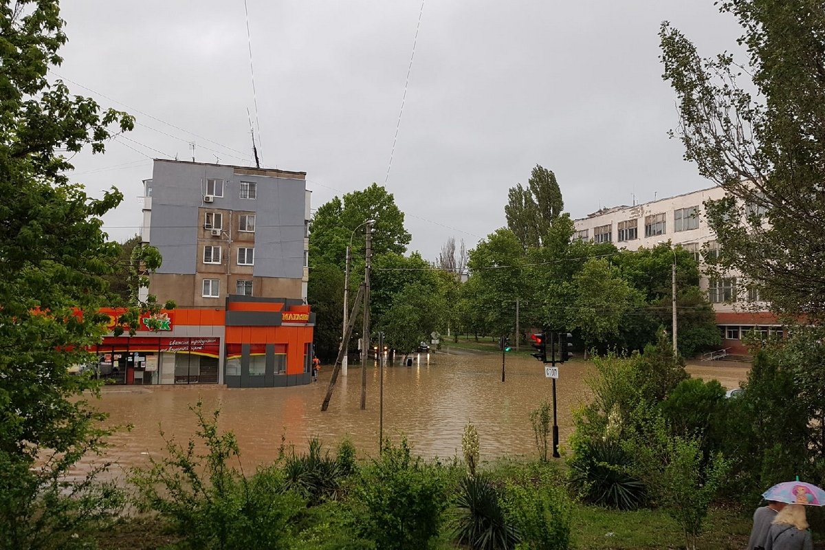 Керчь затопило Керчь затопило