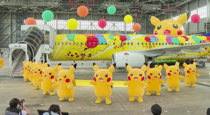 The Pokémon Company представила літак, стилізований під Пікачу 2